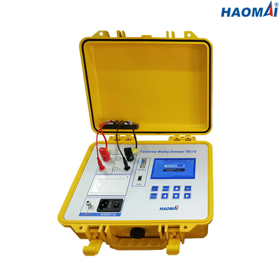 Poids léger de enroulement d'équipement de test de mètre de résistance de transformateur de HAOMAI 10A