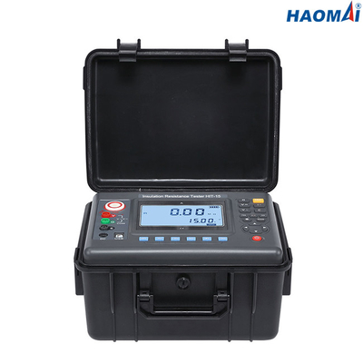 Ohm 50T étanche à l'humidité à haute tension d'équipement d'essai de résistance d'isolation 15kV