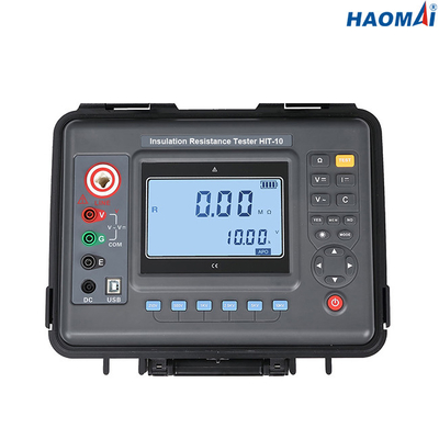 Équipement d'essai antipoussière de résistance d'isolation de C.C de HAOMAI 0-1000V