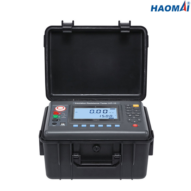 Ohm 50T étanche à l'humidité à haute tension d'équipement d'essai de résistance d'isolation 15kV